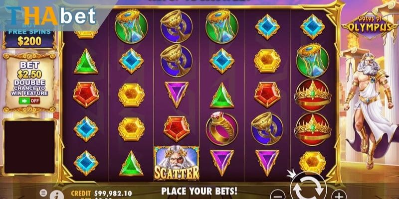 Gates of Olympus hot hit nhất trong top 5 slot game đổi thưởng Thabet 